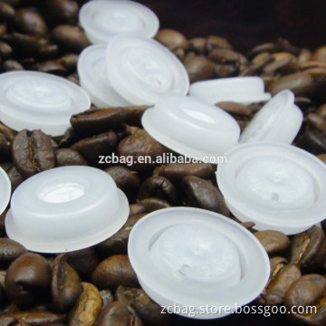 High Quality aluminum foil gusset bag with vave air release valve degassing valve for coffee bag packing